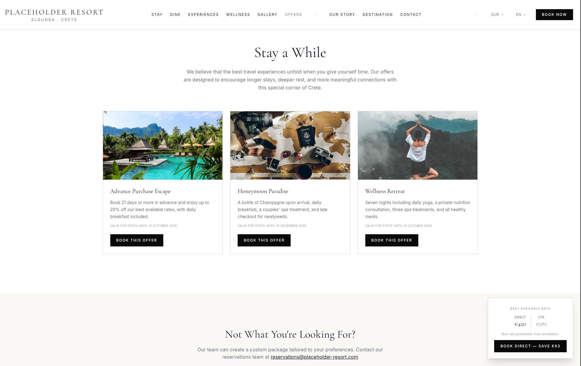 Property amenities and features