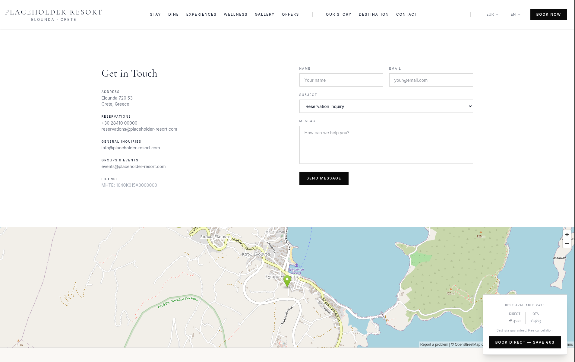 Mobile responsive view